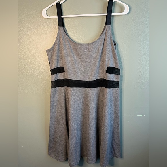 Grey Spaghetti Strap Dress H & M size L - Picture 1 of 6